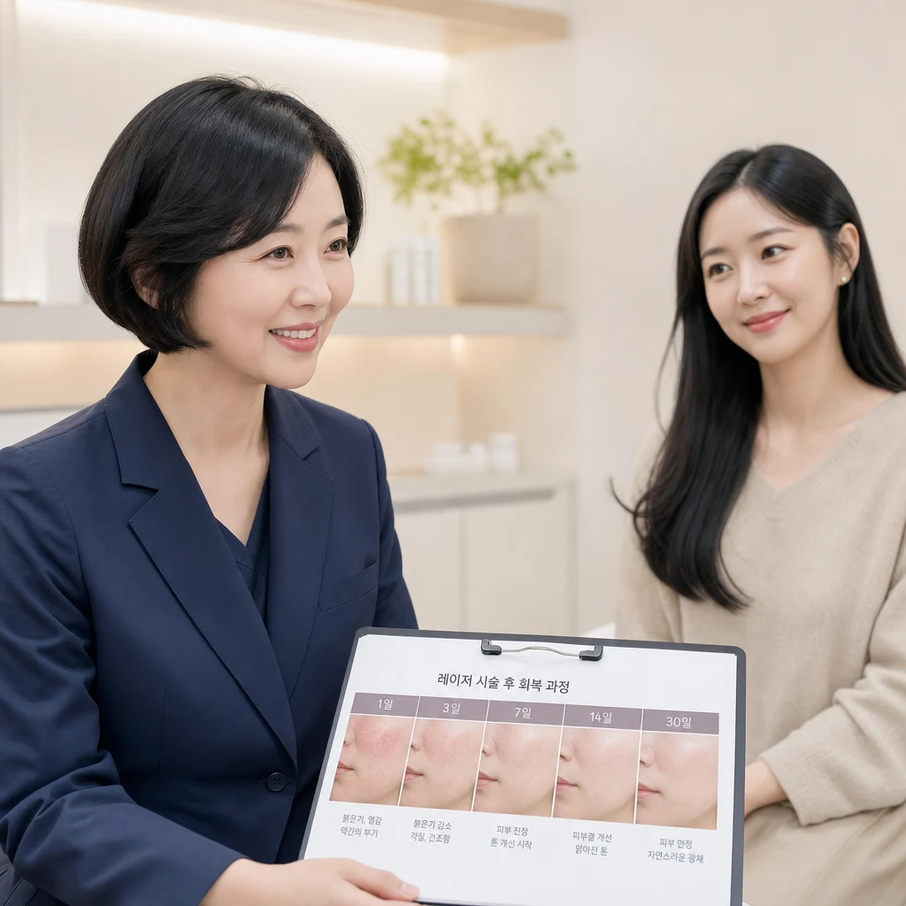 리팟레이저 시술 회복 기간은 얼마나 걸리나요?